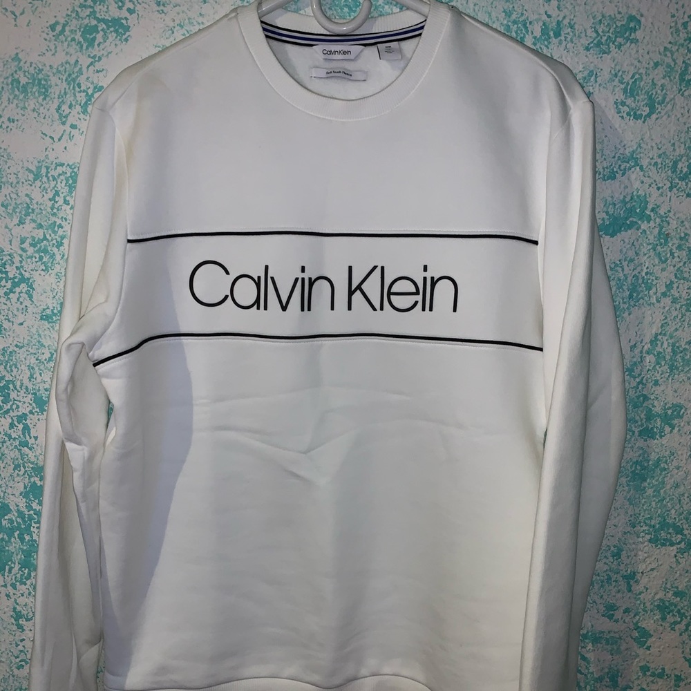 Calvin Klein white sweater
